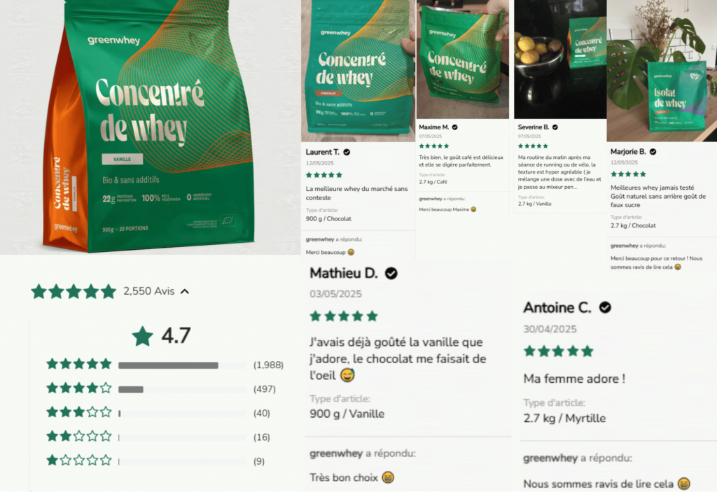 Protein GreenWhey Avis