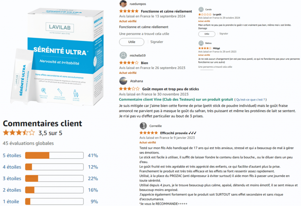 Lavilab sérenité ulta avis