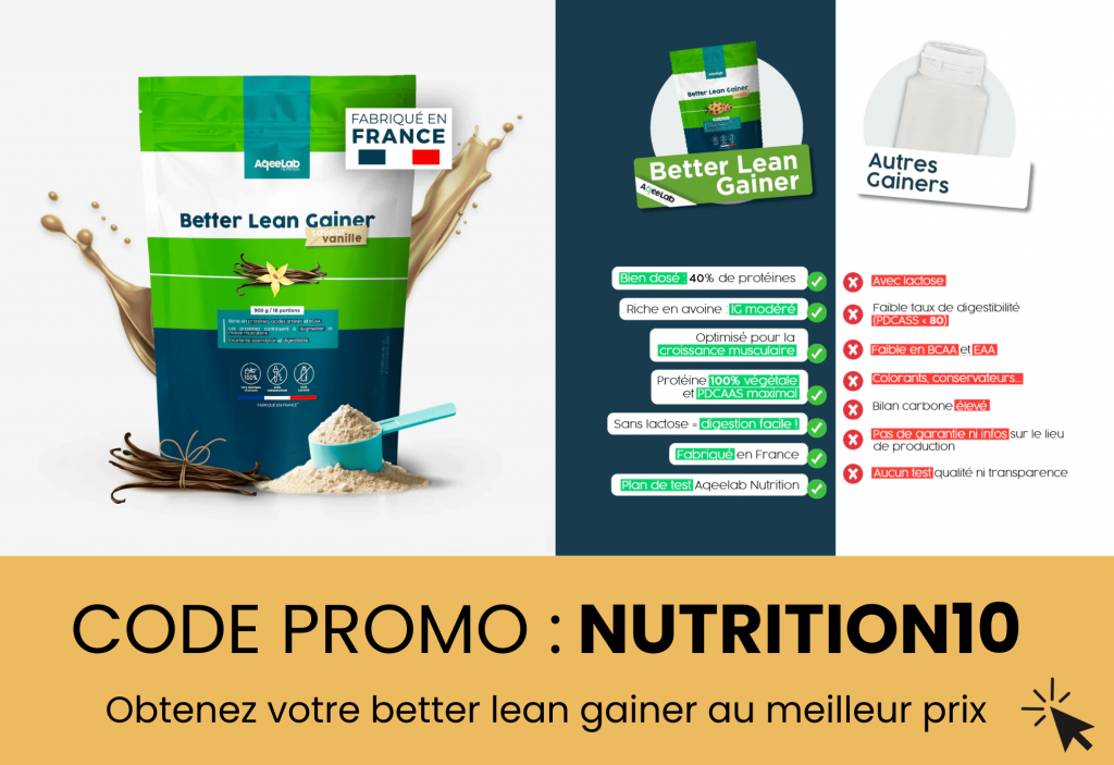 Aquelab meilleur better lean gainer