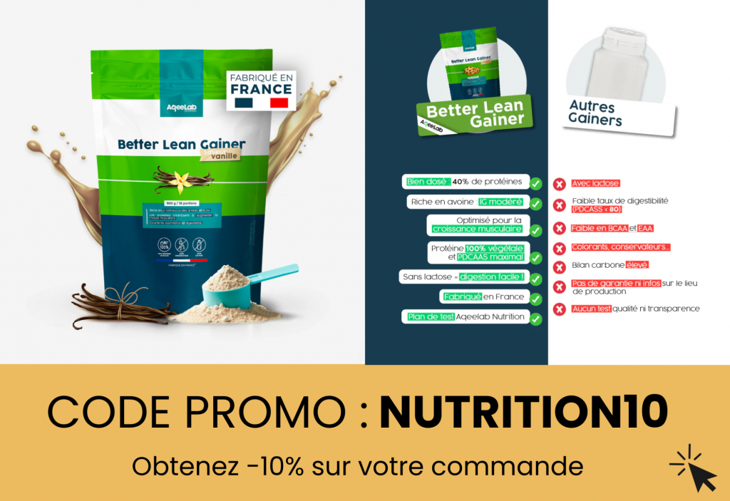 Quel est le meilleur gainer prise de masse ?