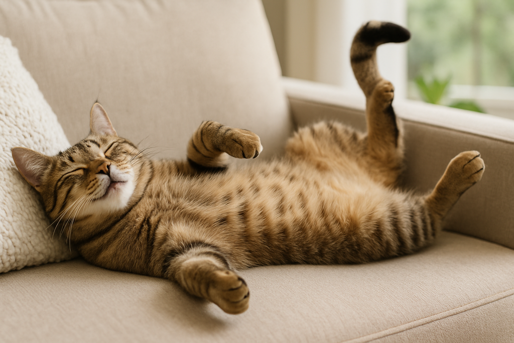 chat détendu