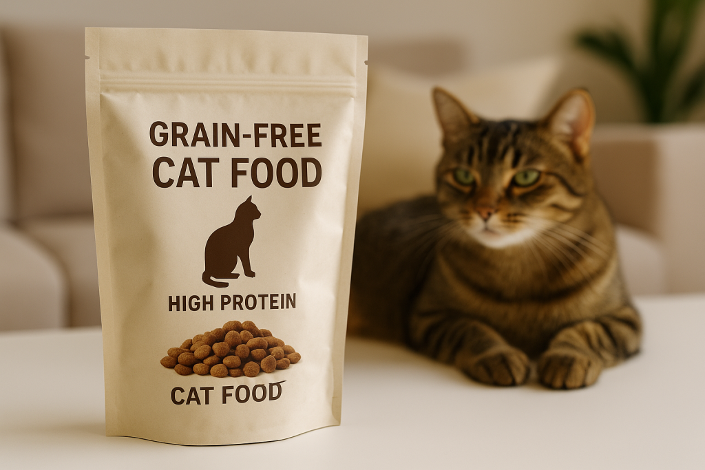 Meilleures croquettes sans céréales pour chat