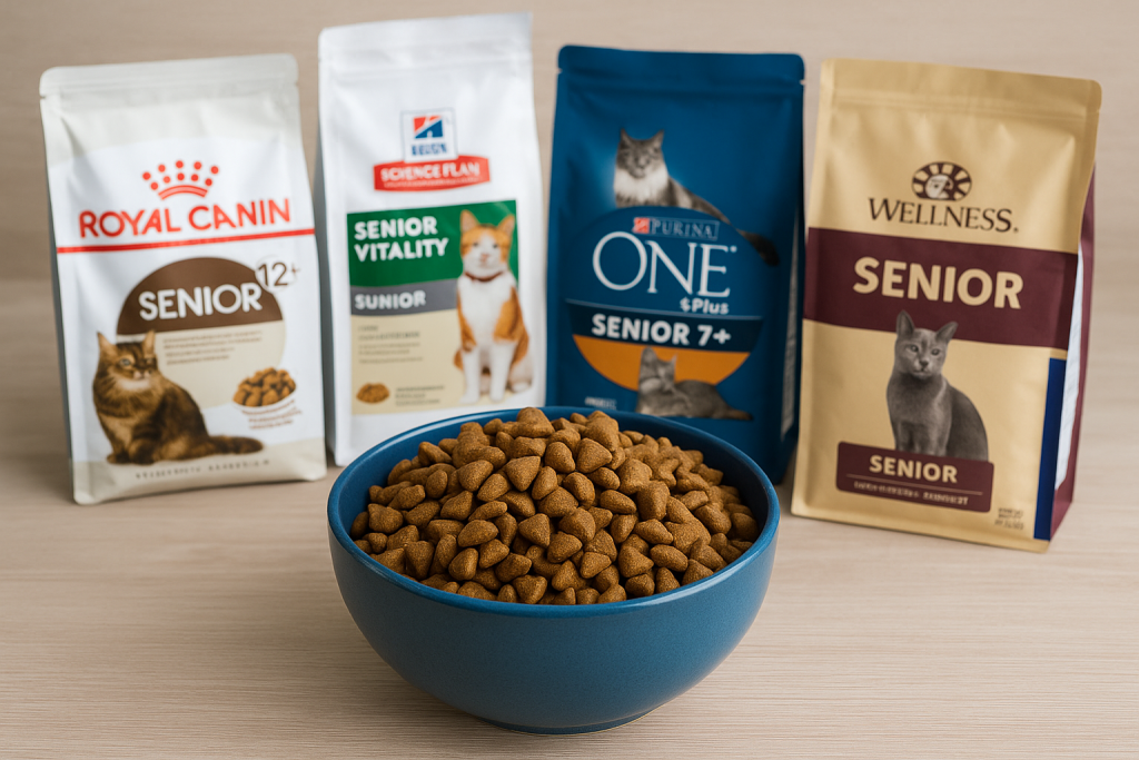 Meilleures croquettes pour chat senior