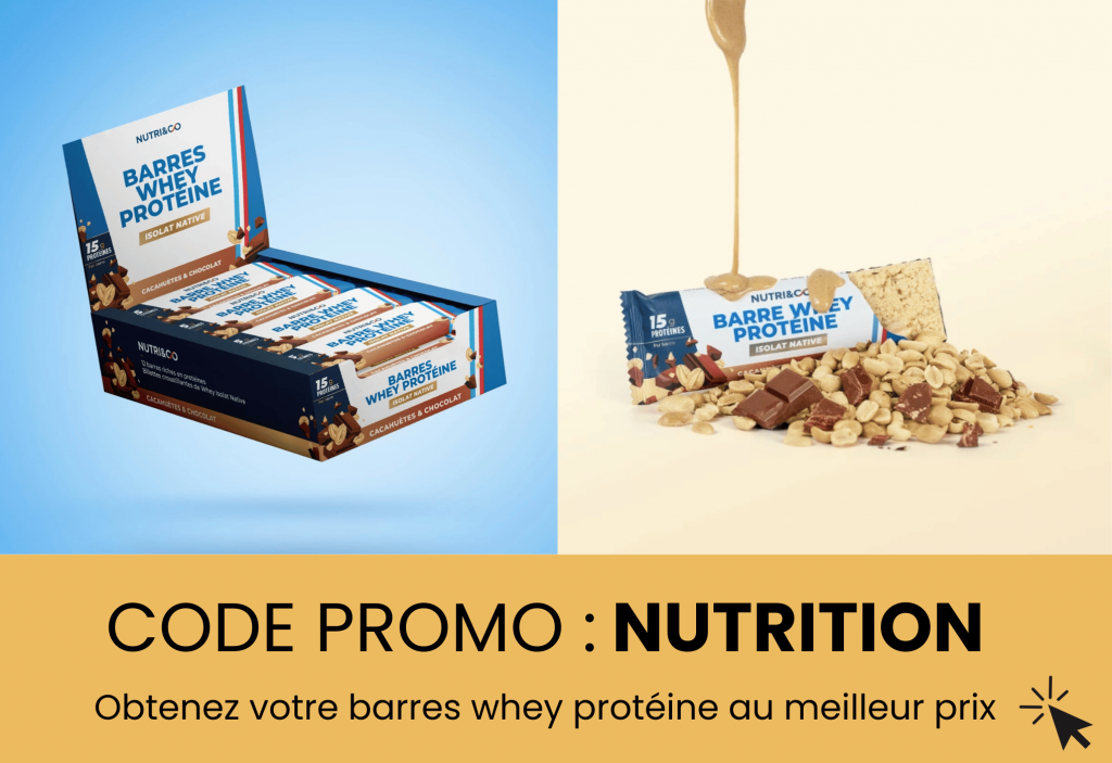 nutri and co meilleur barres whey protéine