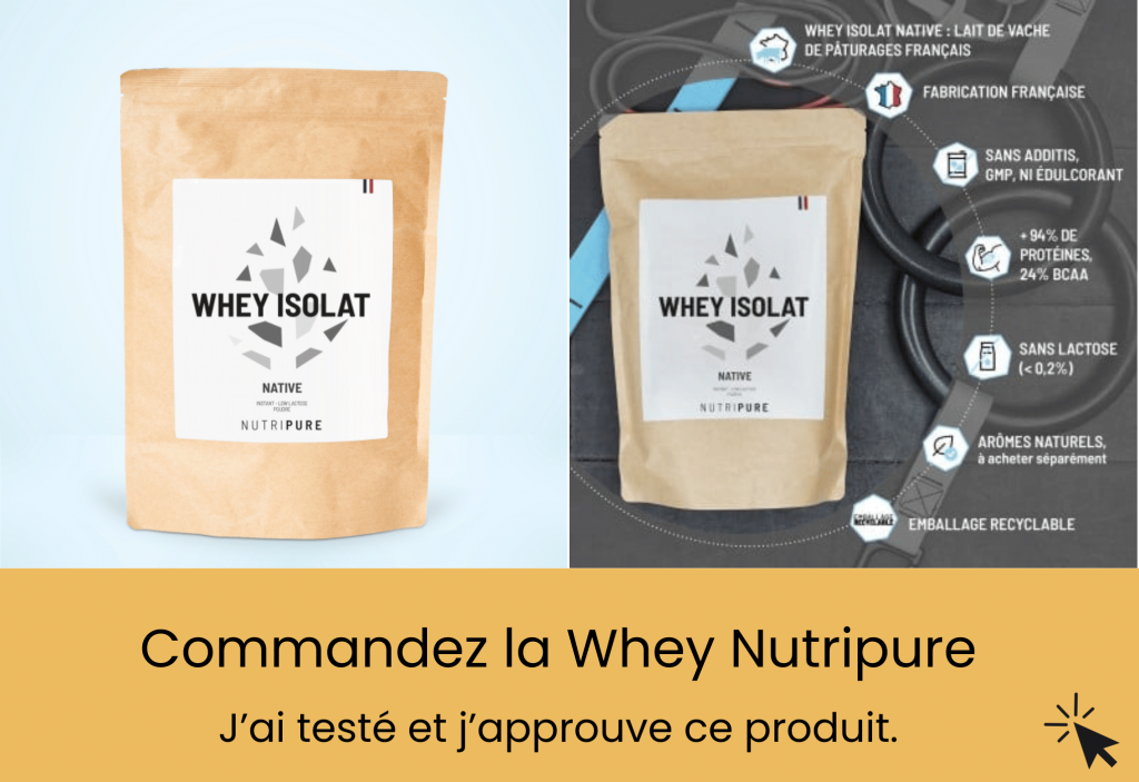 ​la whey isolat de la marque nutripure