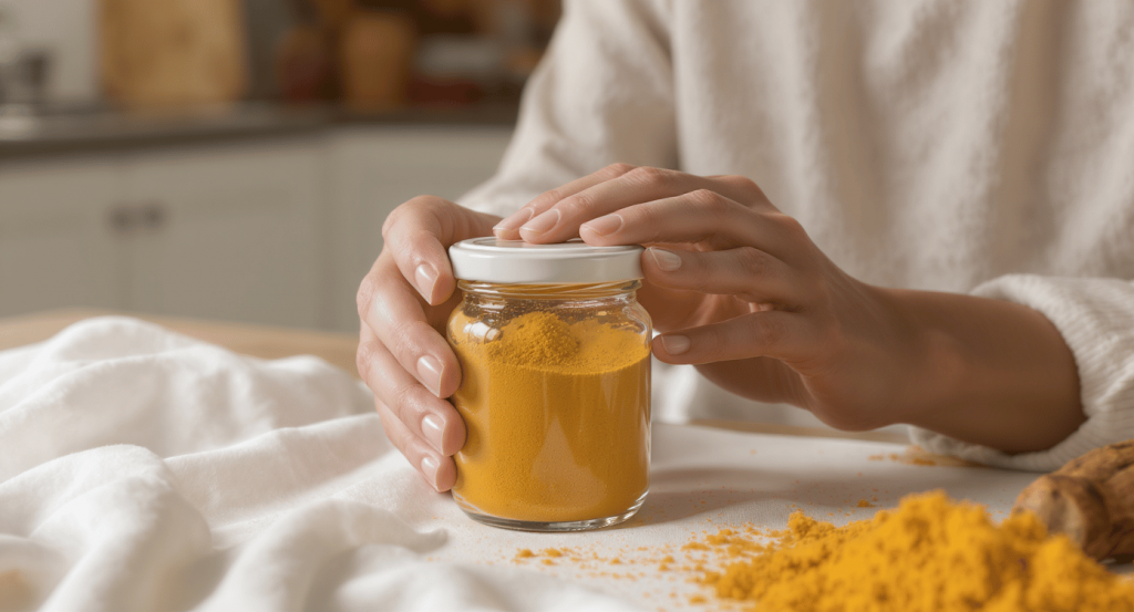 combien de temps maintenir une cure de curcuma en poudre