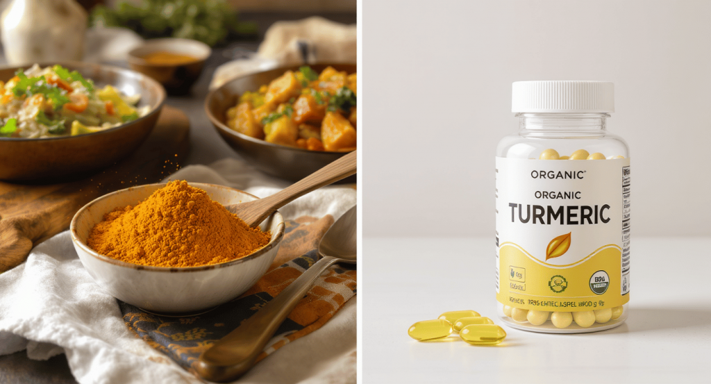 curcuma culinaire vs curcuma en complément