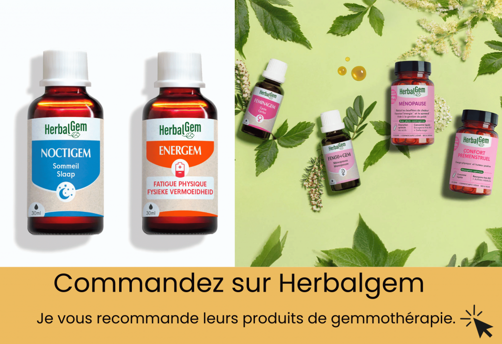 les différents produits de la marque herbalgem