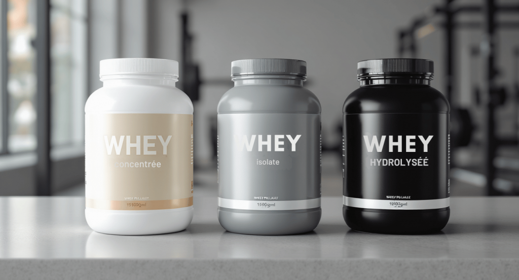 les différents types de whey protéine