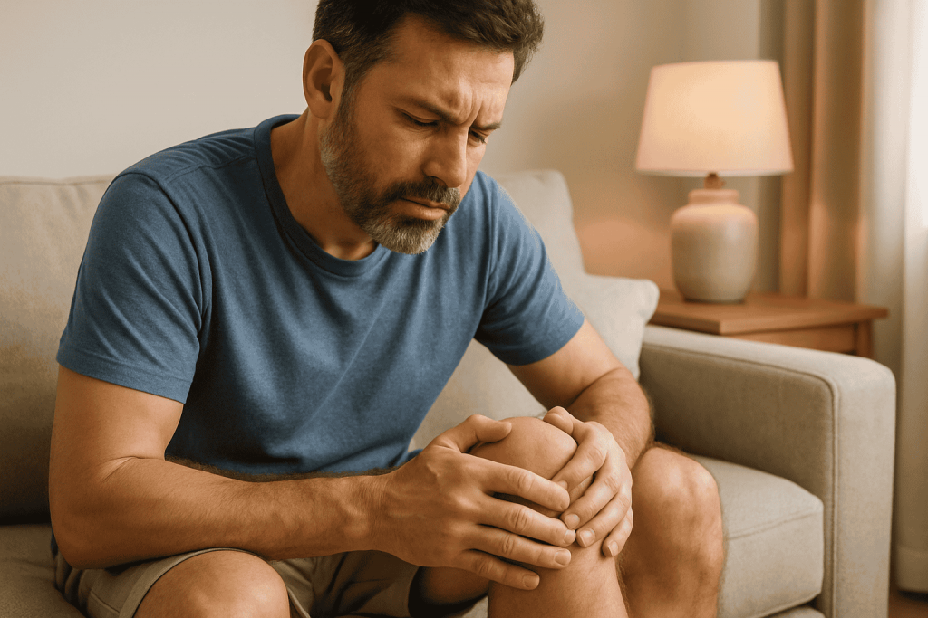 personne profitant des bienfaits du glucosamine
