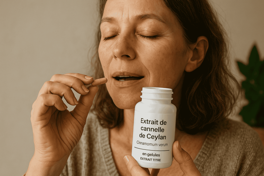 personne profitant des bienfaits du meilleur cannelle De ceylan
