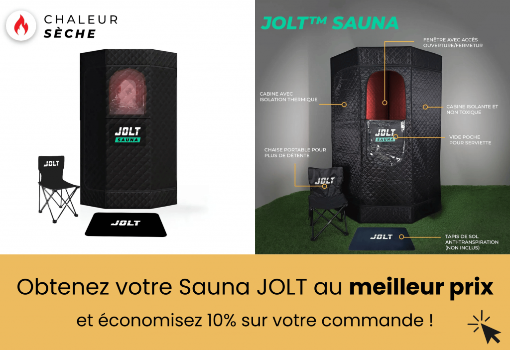 meilleur sauna portable jolt