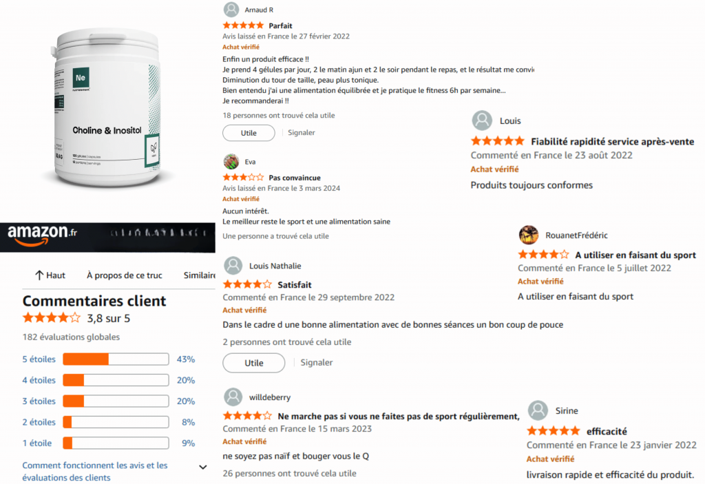 avis des clients amazon sur fat burner nutrimuscle