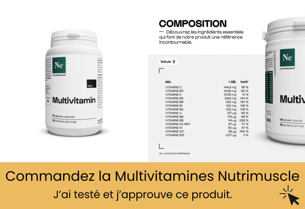ce que pense les clients de la multivitamines nutrimuscle