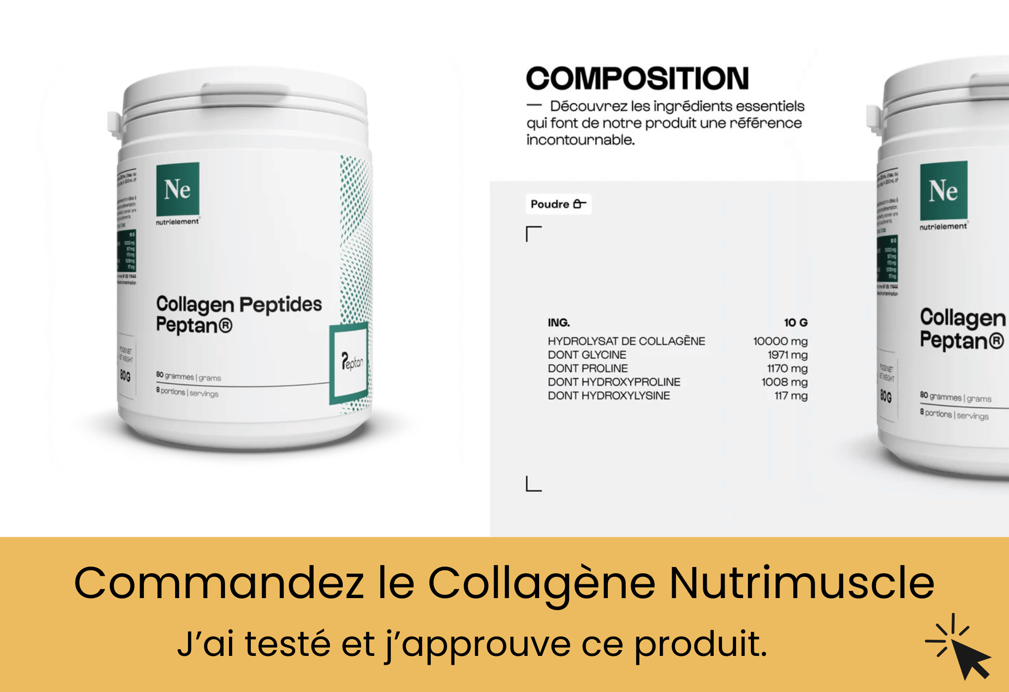 Peptan® Peptides De Collagène Marin - 1,2 Kg (Poudre Neutre) - Complément Sport
