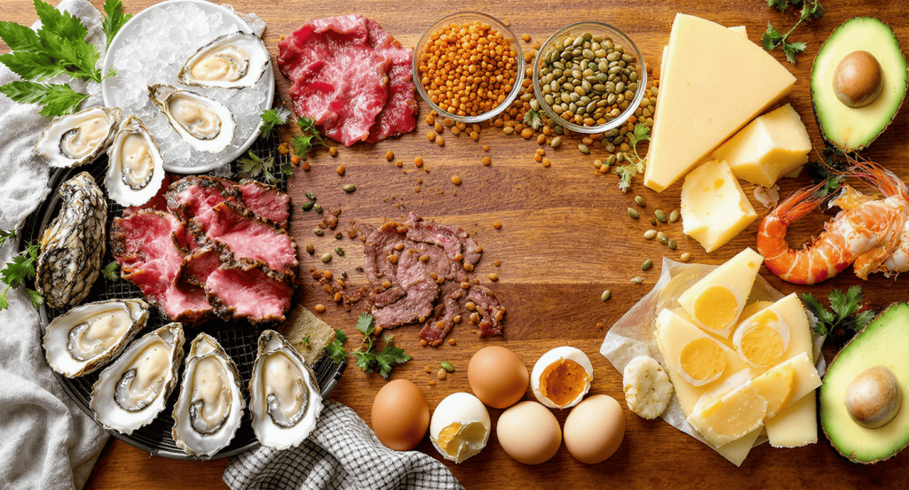 les meilleures sources de zinc dans l’alimentation