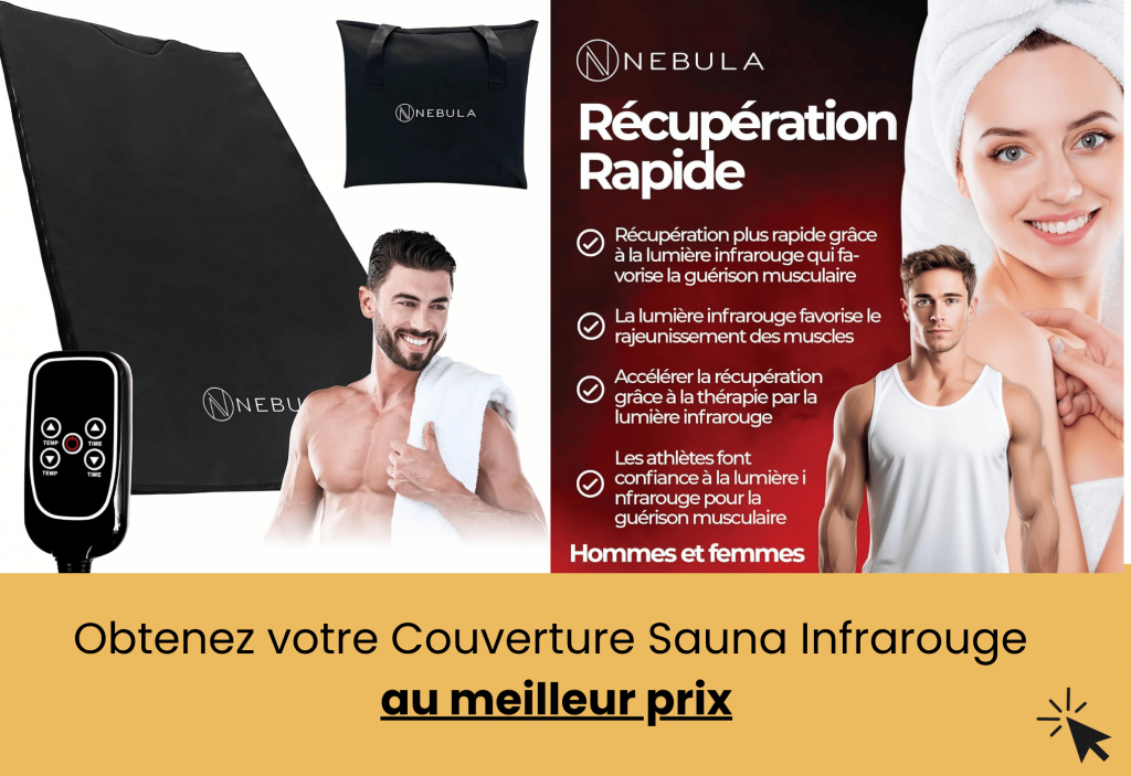 meilleure couverture sauna infrarouge nebula