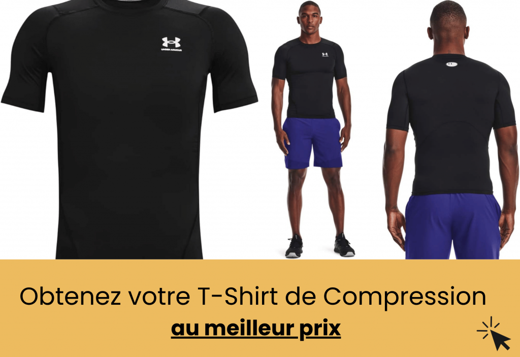 meilleur t-shirt compression heatgear under armour