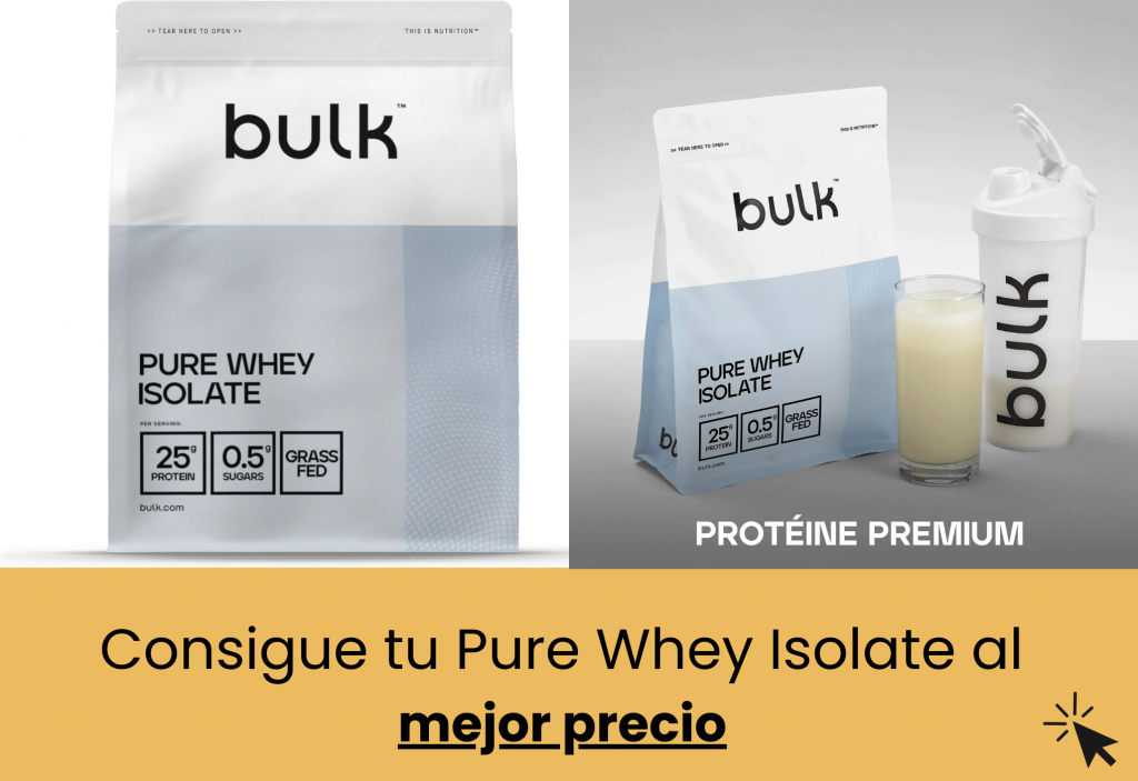 El mejor aislado de suero puro de Bulk