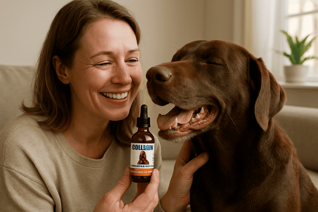 a healthy dog thanks to collagen for dogs