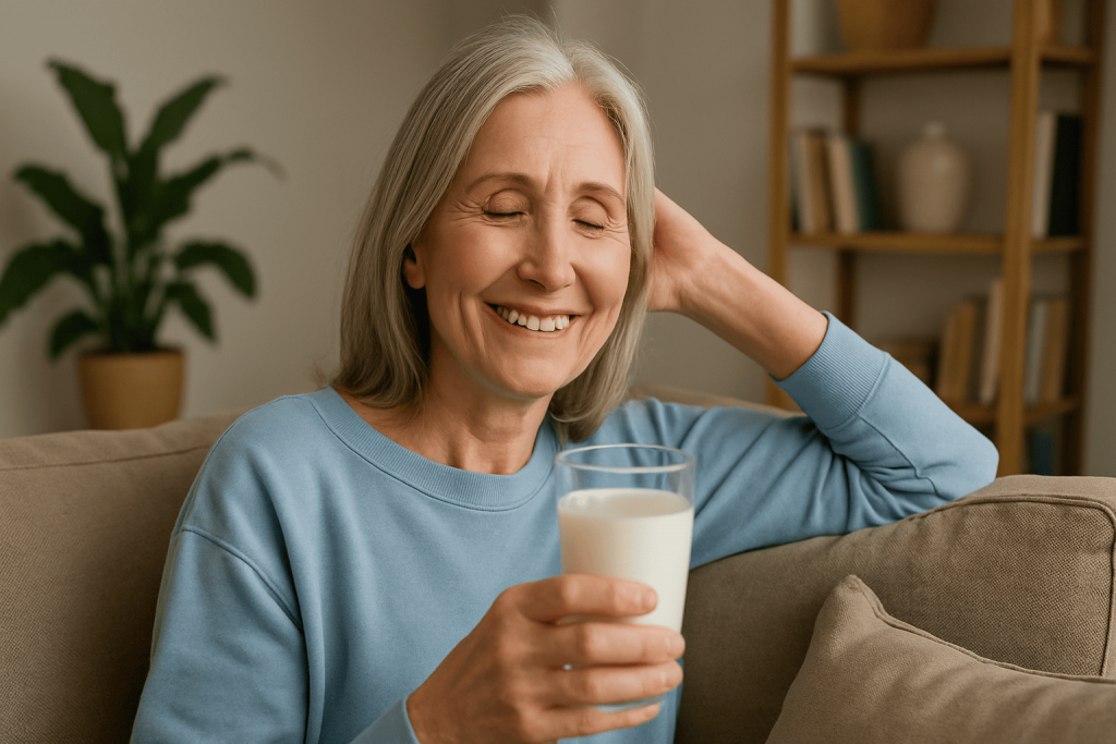a person enjoying the benefits of collagen for osteoporosis