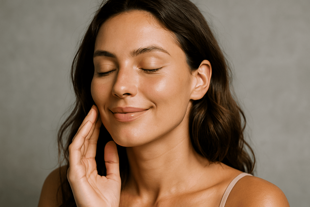 a person enjoying the benefits of halal collagen powder