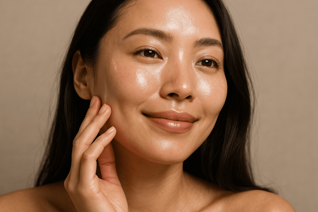 a person enjoying the benefits of korean collagen