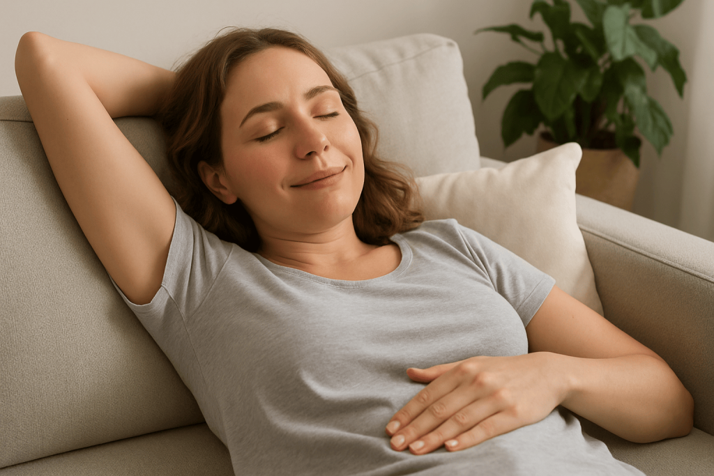 a person enjoying the benefits of the best probiotics for vaginal health