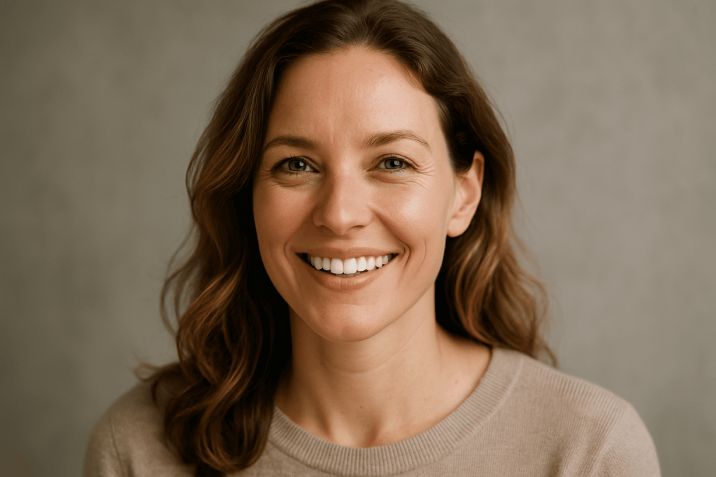 a person feeling calm thanks to prebiotic collagen protein for gut health