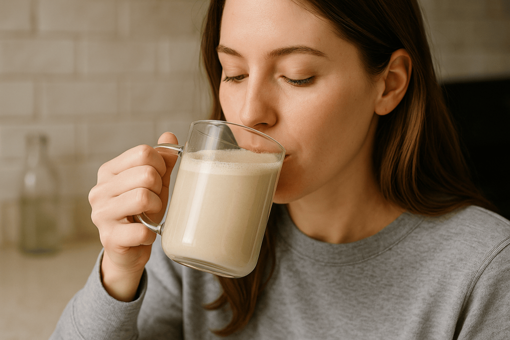 a person who benefits from the advantages of vegan collagen powder