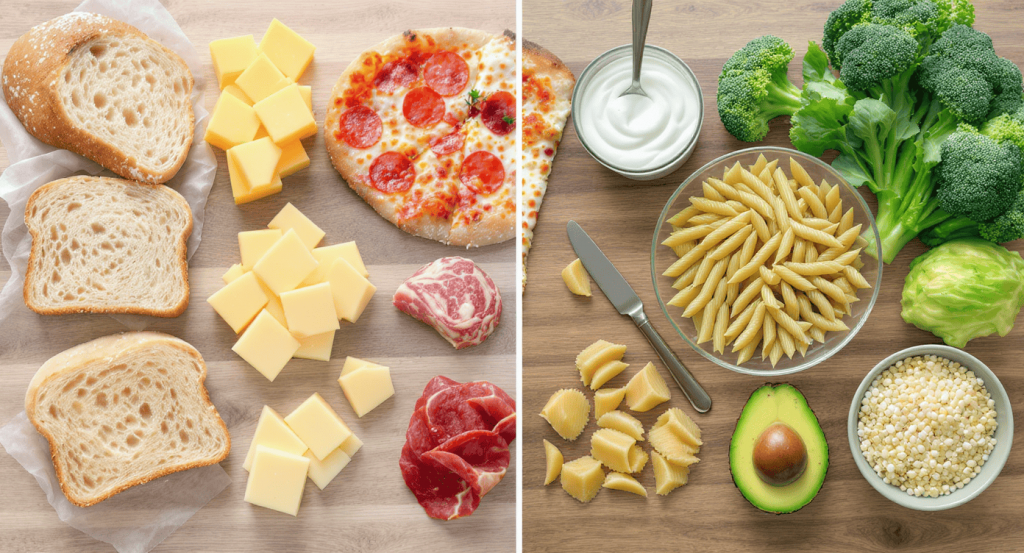 aliments à limiter (mais pas supprimer) pour perdre du ventre