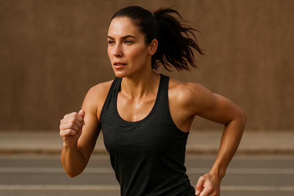 an athlete enjoying the benefits of collagen