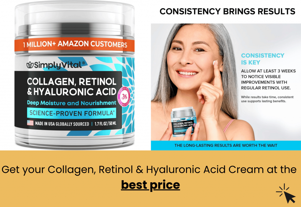 best collagen, retinol & hyaluronic acid cream simplyvital
