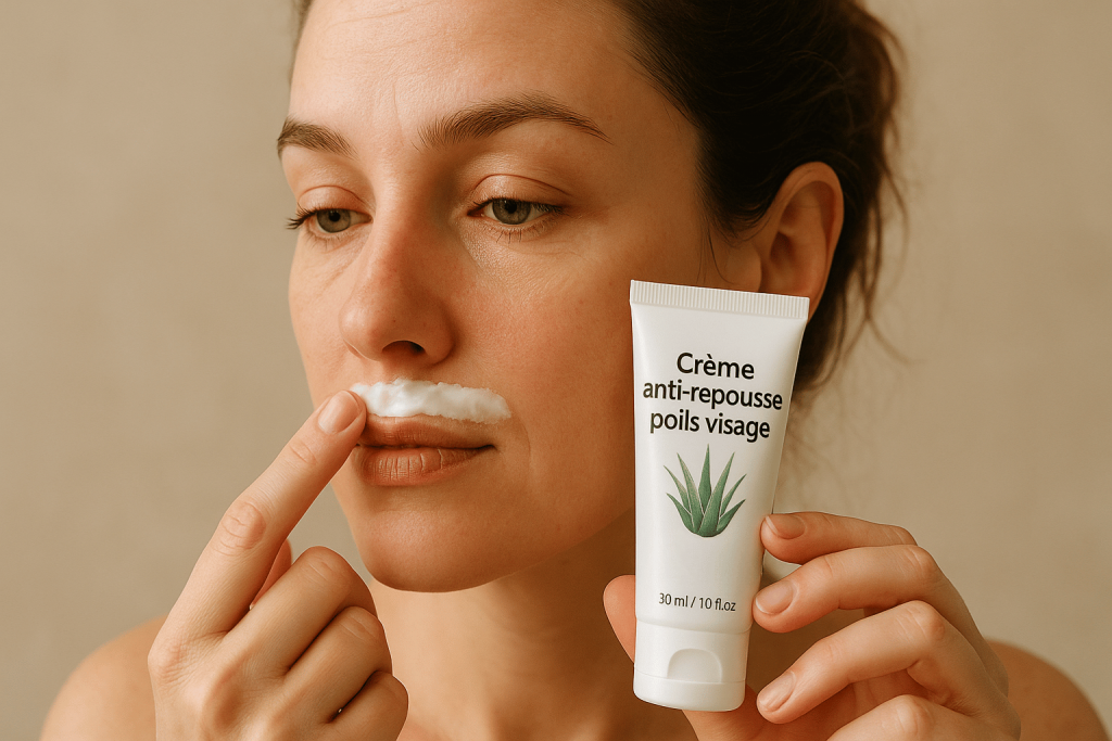 bienfaits de la meilleure crème anti-repousse poils visage