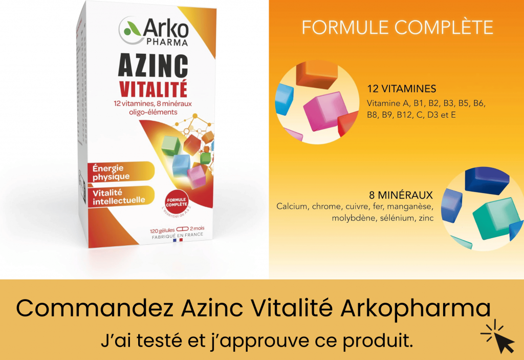 ce que pense les clients de azinc vitalité arkopharma