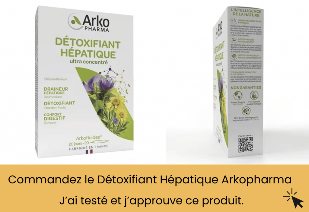 ce que pense les clients du détoxifiant hépatique arkopharma