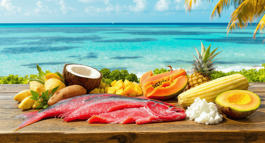 les aliments phares du régime Tahit