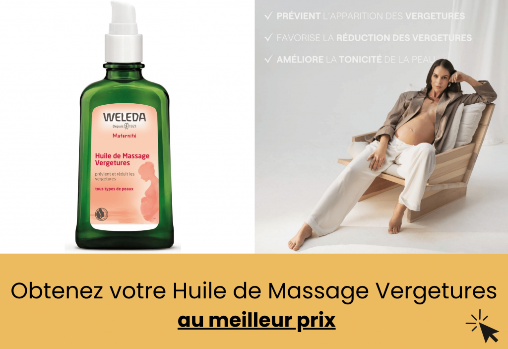 meilleur huile de massage vergetures weleda
