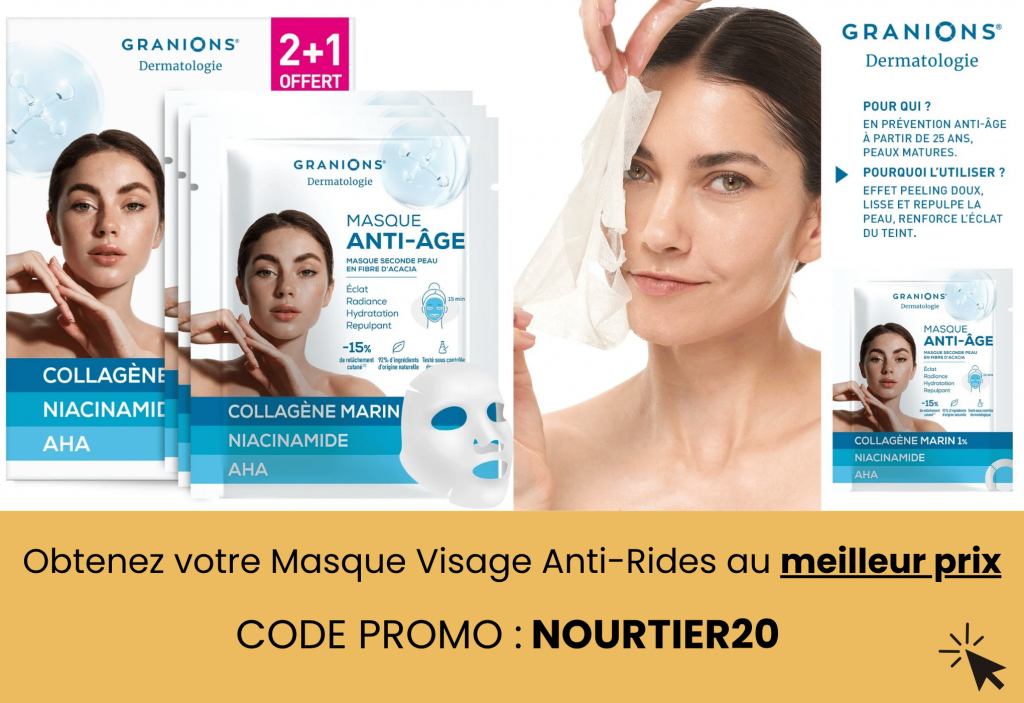 meilleur masque visage anti-rides granions