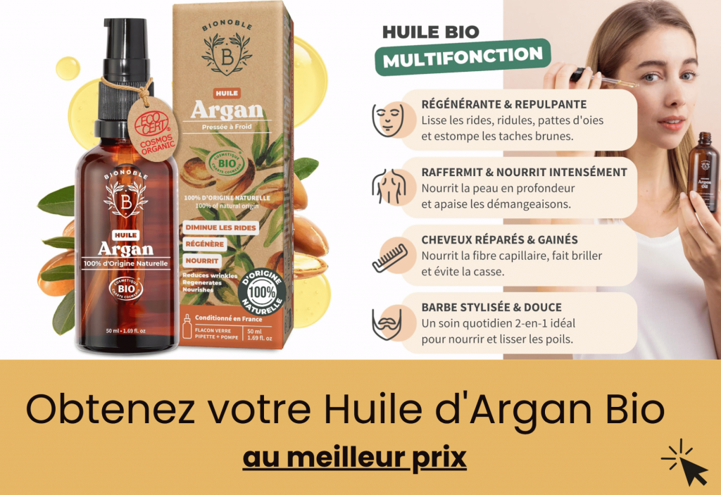 meilleure huile d’argan pure de chez bionoble