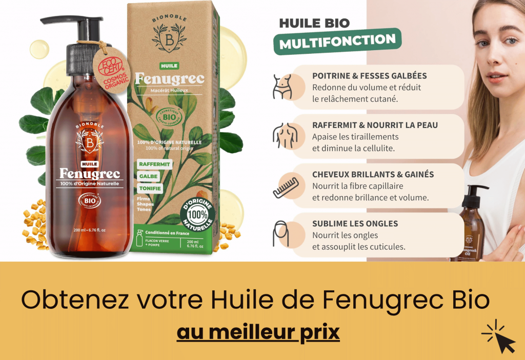 meilleure huile de fenugrec bio bionoble