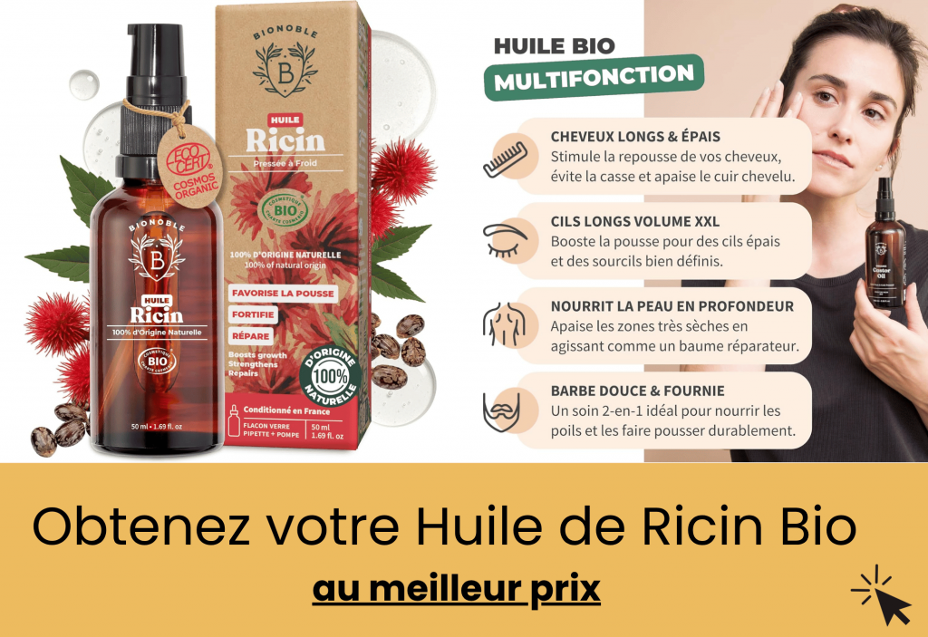 meilleure huile de ricin bio bionoble