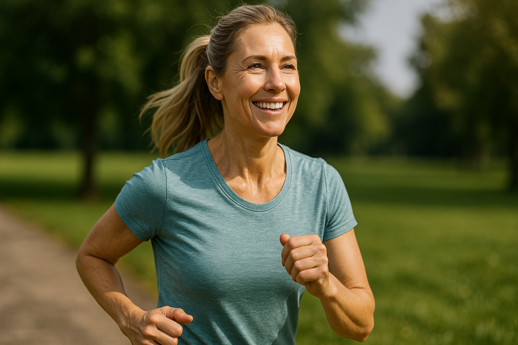 una persona que disfruta de los beneficios del omega 3