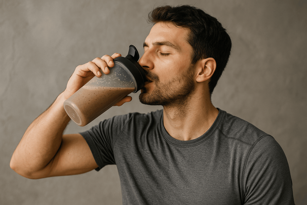 une personne profitant des bienfaits de la meilleure caséin