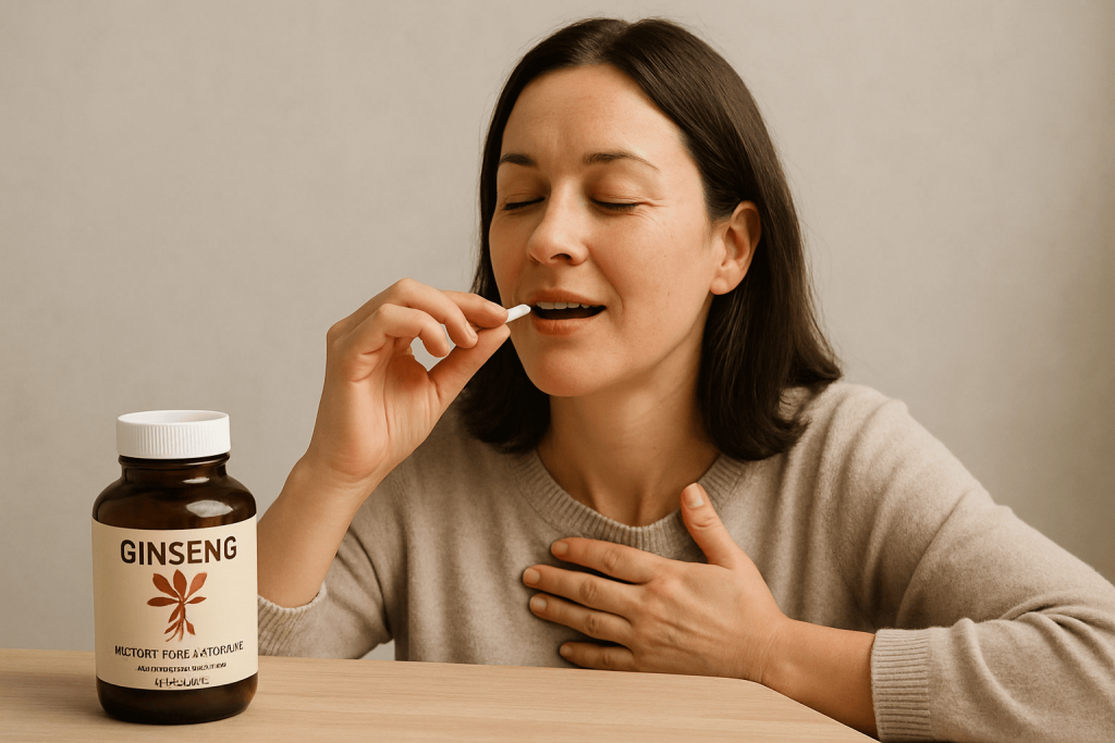 une personne profitant des bienfaits du complément alimentaire anti-fatigue