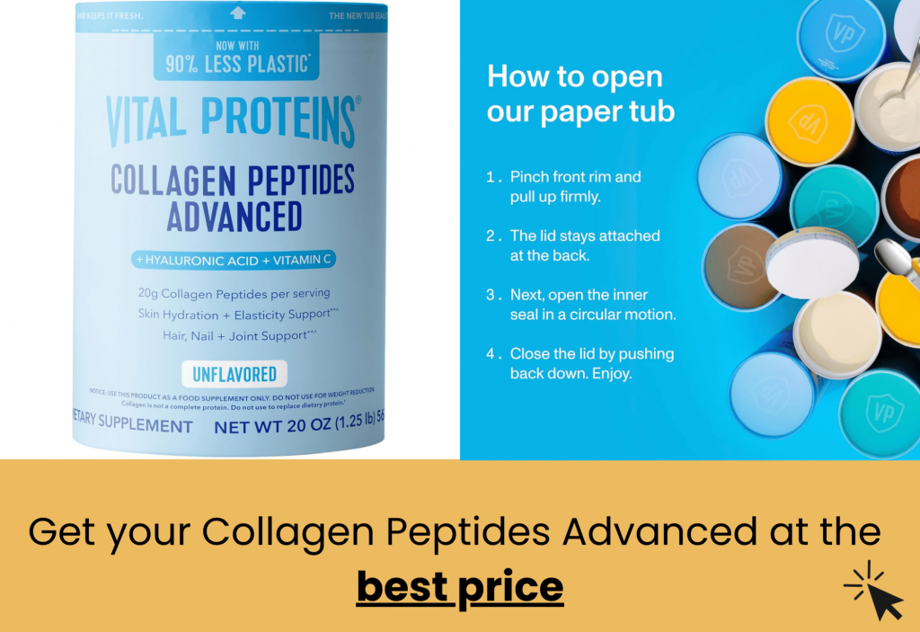 vital proteins best collagen peptides powder advanced for gut health