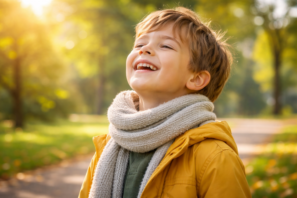 Un niño sano gracias al propóleo