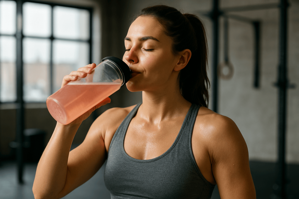 a person enjoying the benefits of best clear whey protein