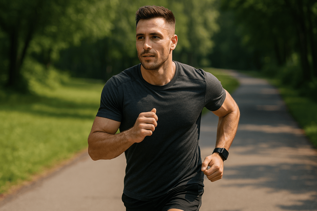 an athlete enjoying the benefits of creatine