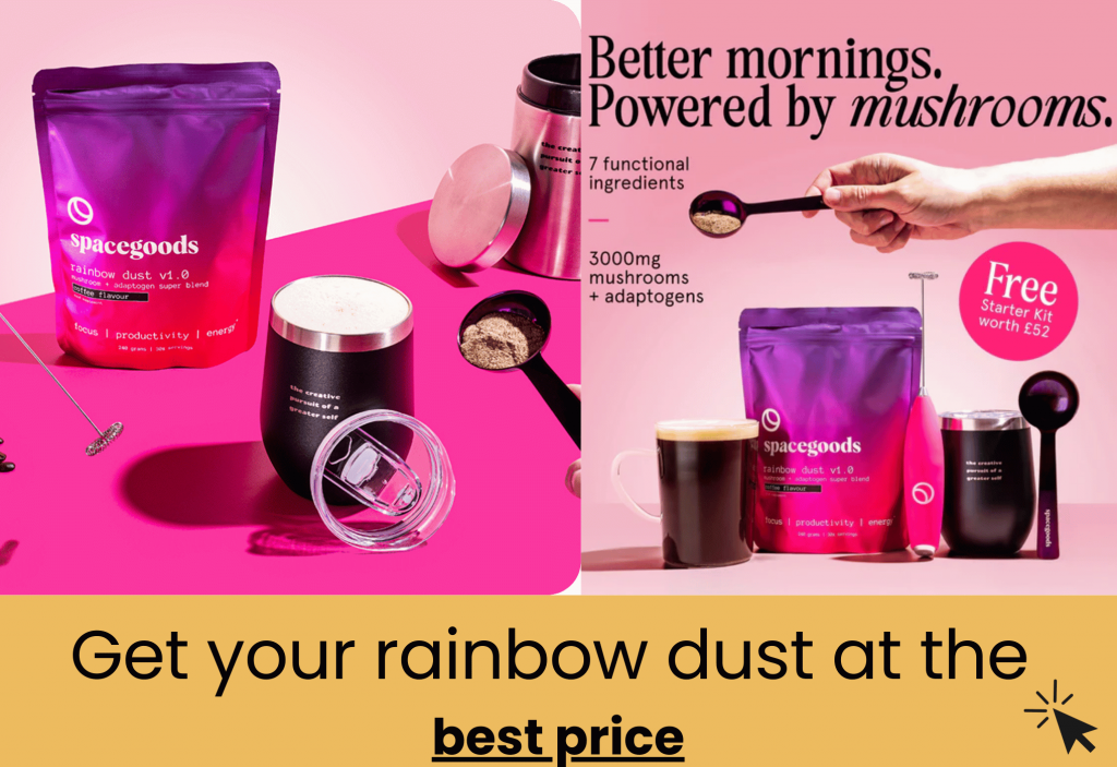 best rainbow dust lion's mane mushroom spacegoods